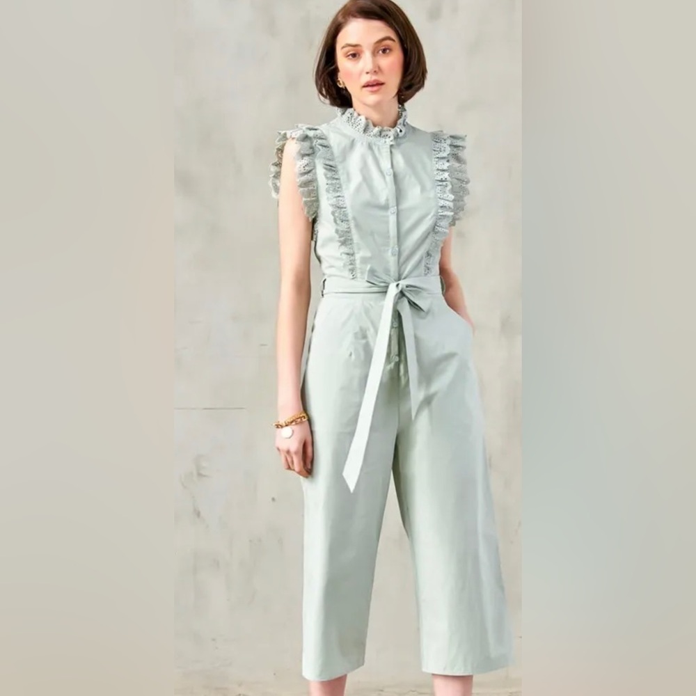 This jumpsuit will fit seamlessly into your lifestyle from desk to drinks!